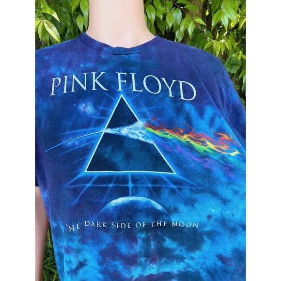 2012 Pink Floyd Dark Side Of The Moon Tie Dye T-Shirt Men’s 2XL XXL - Picture 2 of 8